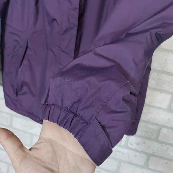 Eddie Bauer Womens Weatheredge Purple Hooded Coat Full Zip Size PXL - Picture 6 of 14